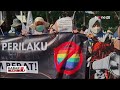 Ribuan Massa Aliansi Umat Peduli Generasi Gelar Aksi Tolak LGBT di Surabaya | Kabar Pagi