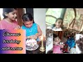 Chinnus birt.ay celebration  ponnu chinnu little creations