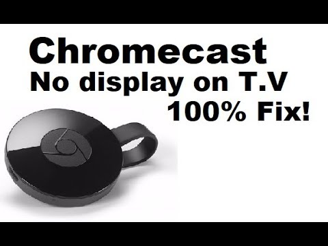 Why is my Chromecast showing a black screen?