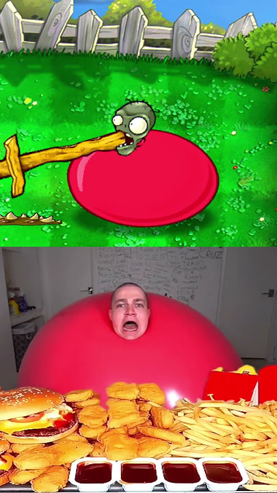 The Red Balloon Zombie w/ @steak  (PVZ) #pvz #plantsvszombies