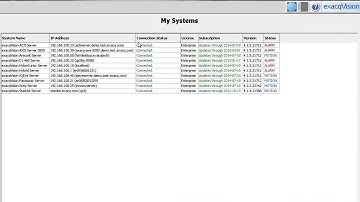 Systems - exacqVision VMS, Administration