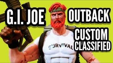 G.I. JOE OUTBACK CUSTOM CLASSIFIED SERIES Action Figure Toys Collectibles