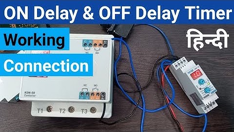 ON Delay and OFF Delay Timer Working and Connection |Tense DRV-10 ON/OFF Delay Timer| @LearnEEE