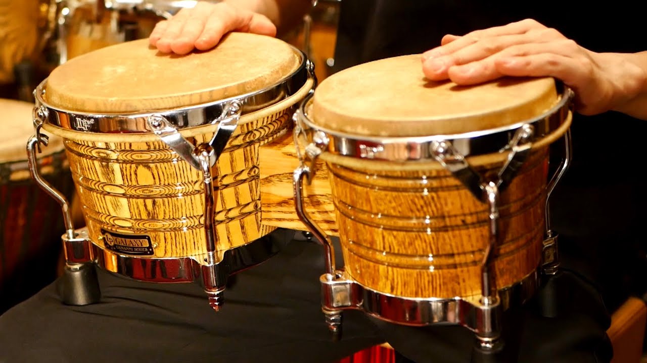 A secret trick to play the bongos comfortably without a stand, in