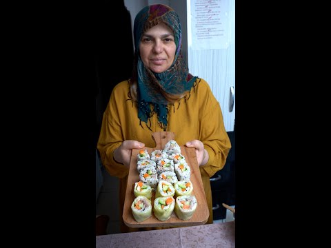 Türk İşi Sushi I Lahana Yaprağıyla Sushi Mi??