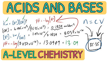 Acids and Bases Calculation - Exam Question Walkthrough｜A Level Chemistry (AQA)