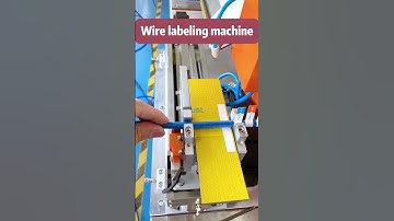 Wire labeling machine