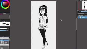 Medibang Paint Tutorial: Transparent Scanned Lineart!