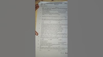 11th physics quarterly exam question paper-2023