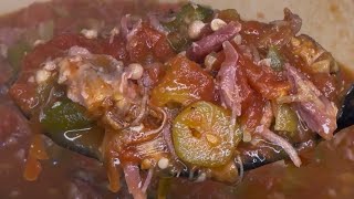 Okra and Tomato Soup/Stew