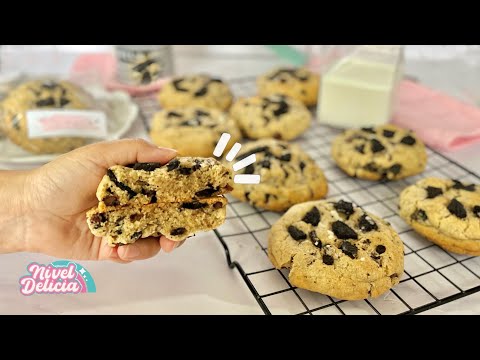 Receta PARA GANAR DINERO vendiendo desde casa! Galletas Americanas con Chispas de Chocolate y Oreo