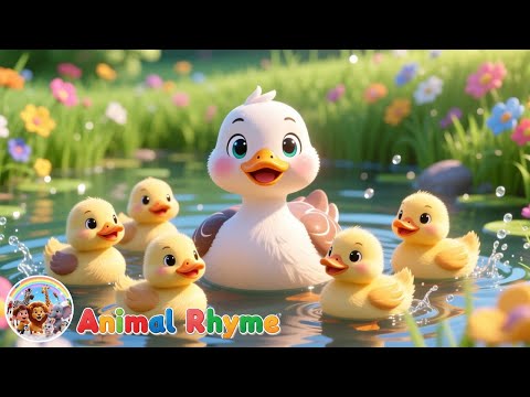 Five Little Ducks Kids Song| Bella’s Fun Counting Waddling and Nursery Rhyme