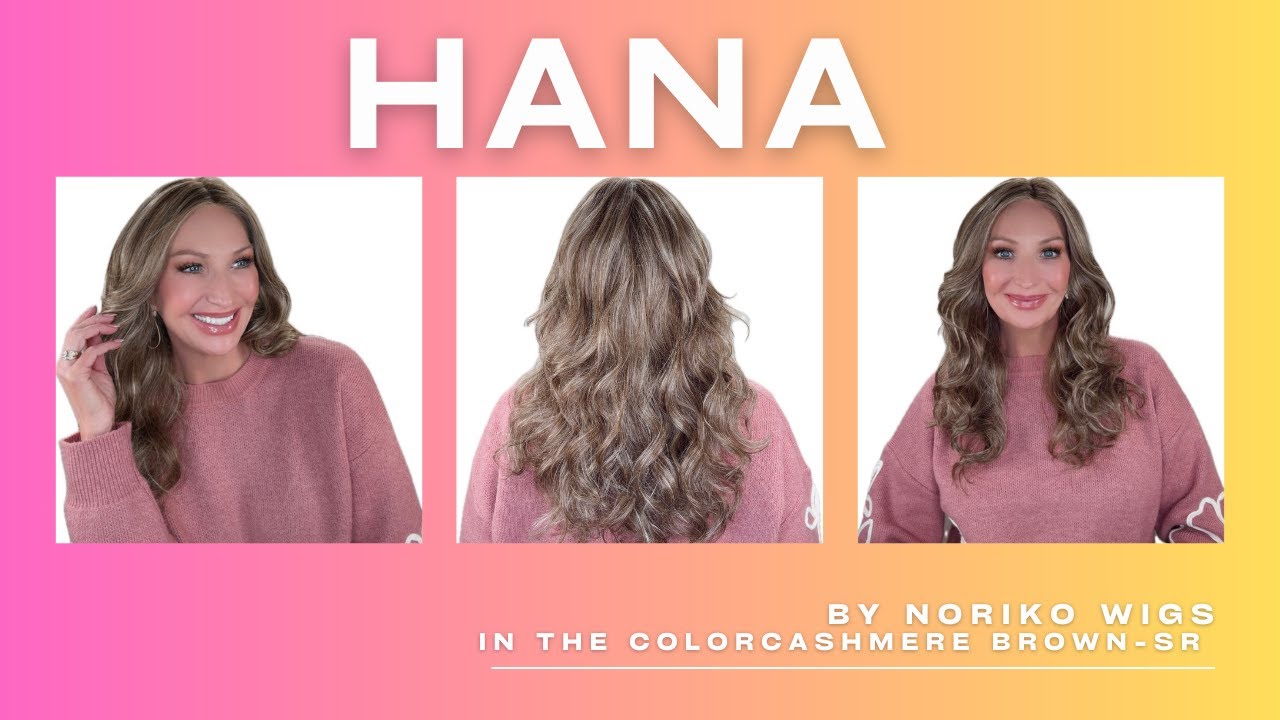 Парик HANA от Noriko, цвет кашемирово-коричневый (SR). Средней степени волнистости, готовый к нош...