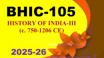 IGNOU BHIC-105 Solved Assignment English Medium 2025-26 For July 2025 and January 2026 Session