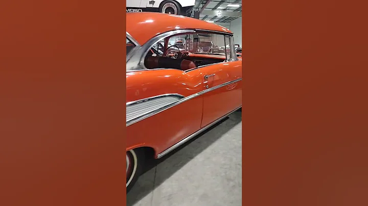 1957 Chevrolet Bel Air 2 door hardtop. classic 57 Chevy! 283 V8, Rio Red, automatic restored 210 150