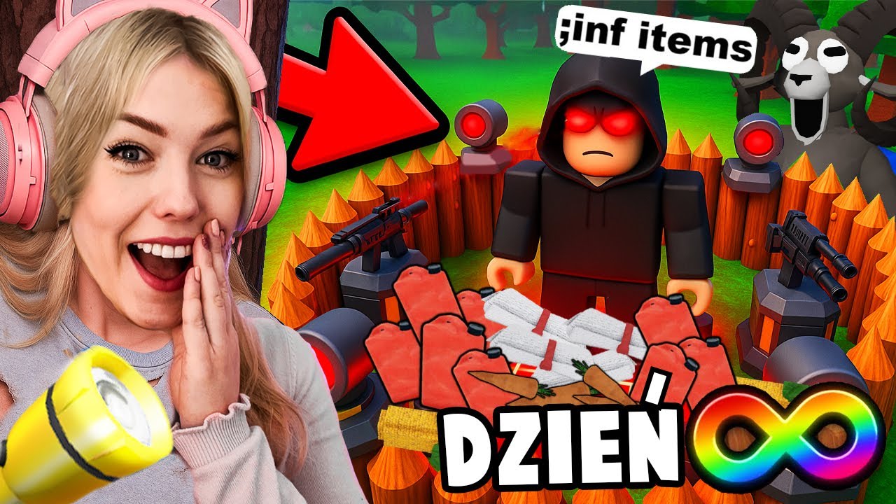 HAKER Zbudował Dla Mnie NAJBEZPIECZNIEJSZĄ BAZĘ w 99 NOCY W LESIE w Roblox! 🤩