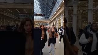 Eurostar *St Pancras* #london April 2026 #tourism #travel #trains #city #busking #piano
