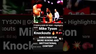 Mike Tyson #Knockouts • #boxing #KO #motivation #alphamale #sigmamale #boxinglegend #TBE #GOAT