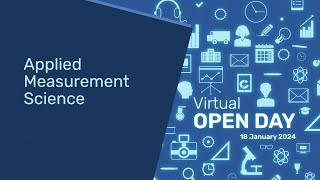 MSc in Applied Measurement Science | University of Tartu | Virtual Open Day 2024 | Estonia