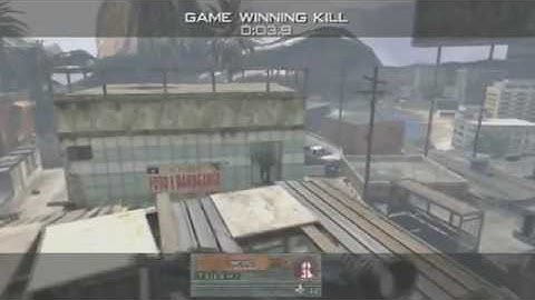MW2 360 Noscope Game winning kill