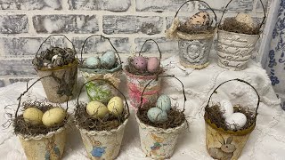 DIY Peat Pot Baskets