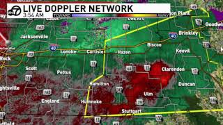 2 AM UPDATE on the Arkansas severe weather situation