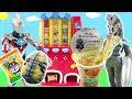 奧特曼吃泡麵零食買奧特膠囊奧特蛋 ultraman eating noodles and ultraman eggs and capsules