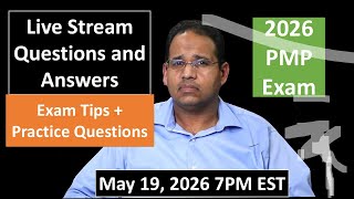 PMP 2026 Live Questions and Answers May 19, 2026 7PM EST