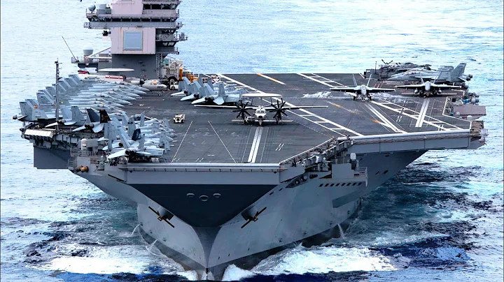 The World's Biggest Aircraft Carrier USS Gerald R. Ford in Action! US Ship - DayDayNews