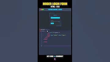 😊 Animated Login Page Using HTML & CSS | Creator✨️ ! #coding #vscode #htmlcss #animation #viral