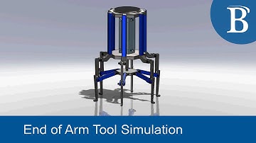 Robotic End of Arm Tool Simulation