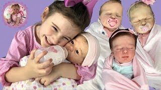 Aliyah’s Busy Reborn Night Routine with 4 Baby Girls