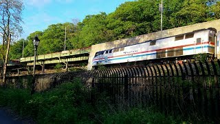 Amtrak Phase III overtakes me on bike
