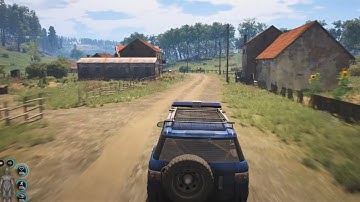 HOW BIG IS THE MAP in Scum? Drive Across the Map