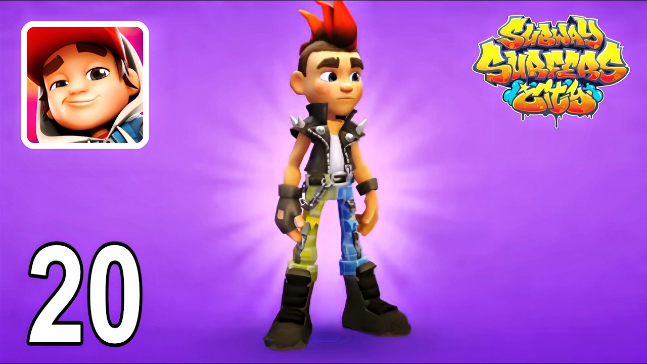 Subway Surfers City - Gameplay Walkthrough Part 20 - New Surfers Spike Unlocked!