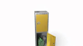 3 Door Reduced Height Locker