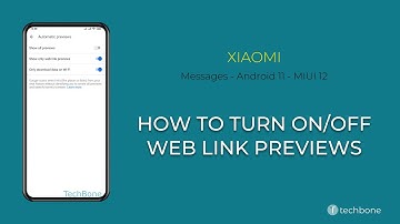 How to Turn On/Off Web link previews - Xiaomi [Android 11 - MIUI 12]