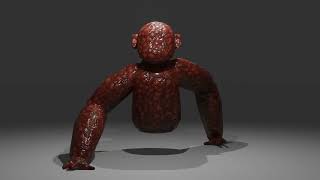 Scary Baboon Meat Man Fan Animation