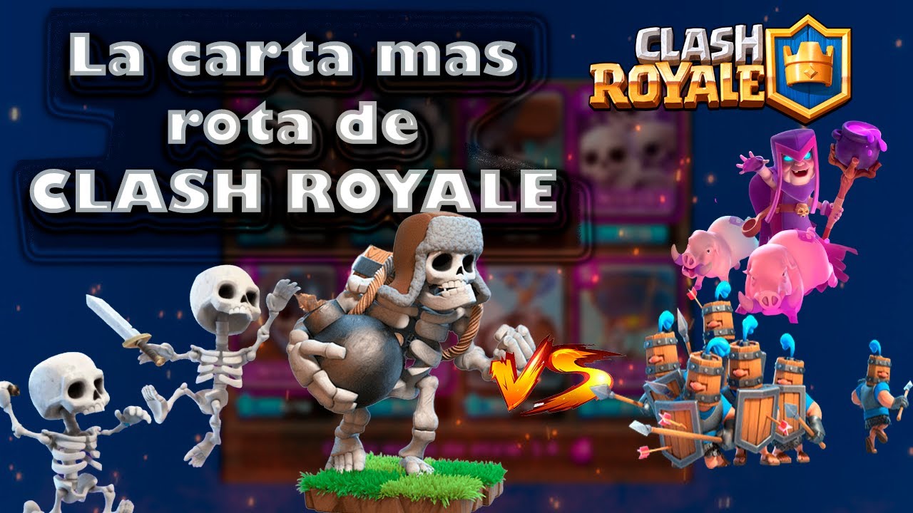 La carta mas chetada de clash royale - YouTube