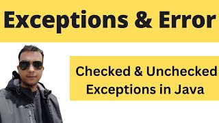 How to handle Error and Exception in Java with example | try catch block | checked and unchecked