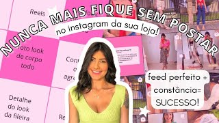 Organizei o FEED DA SEMANA da minha loja  em apenas 30 min| Dica de aplicativo + 5 estilos de fotos!