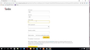 how to create yandex mail without phn number