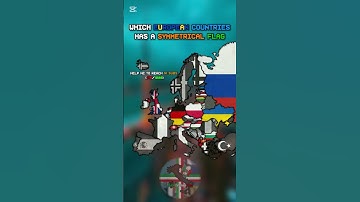 Which european countries has a symmetrical flag #mapping #europe #edit  #flags #symmetry