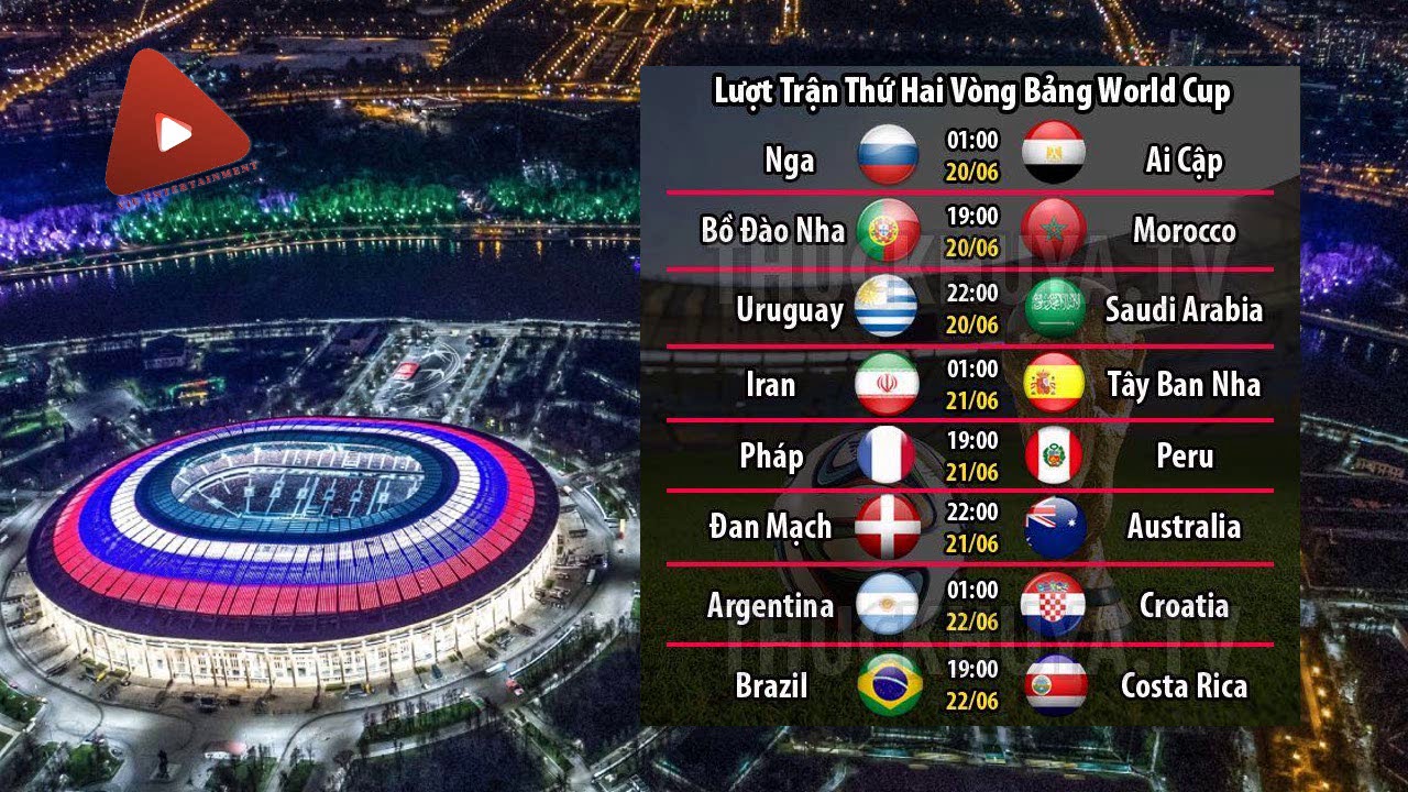 L ch World Cup 2018 YouTube