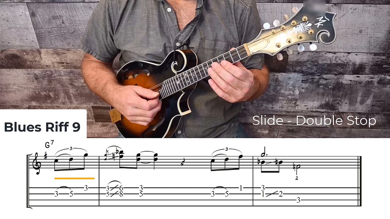 Mandolin Blues Book Riff 9 YouTube