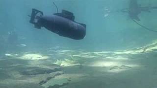 Underwater Video RC Submarine U-16 Micro Sub(The first song is 19-2000 by the Gorillaz. The second song is Return to Innocence By Enigma. The video was made in Jackson creek Bloomington, IN. its to cool ..., 2009-08-05T22:42:31.000Z)