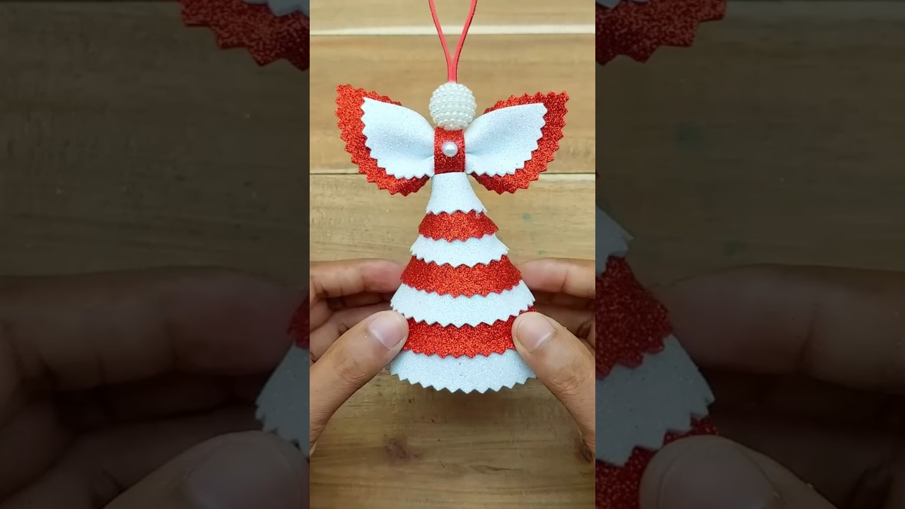 Handmade Christmas Angel Making For Decorations🎄❄️ 