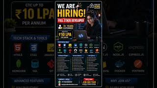 Developer Hiring 2026 | Full Stack, App, Web, Backend, Frontend Jobs | Work From Home | ₹80,000+