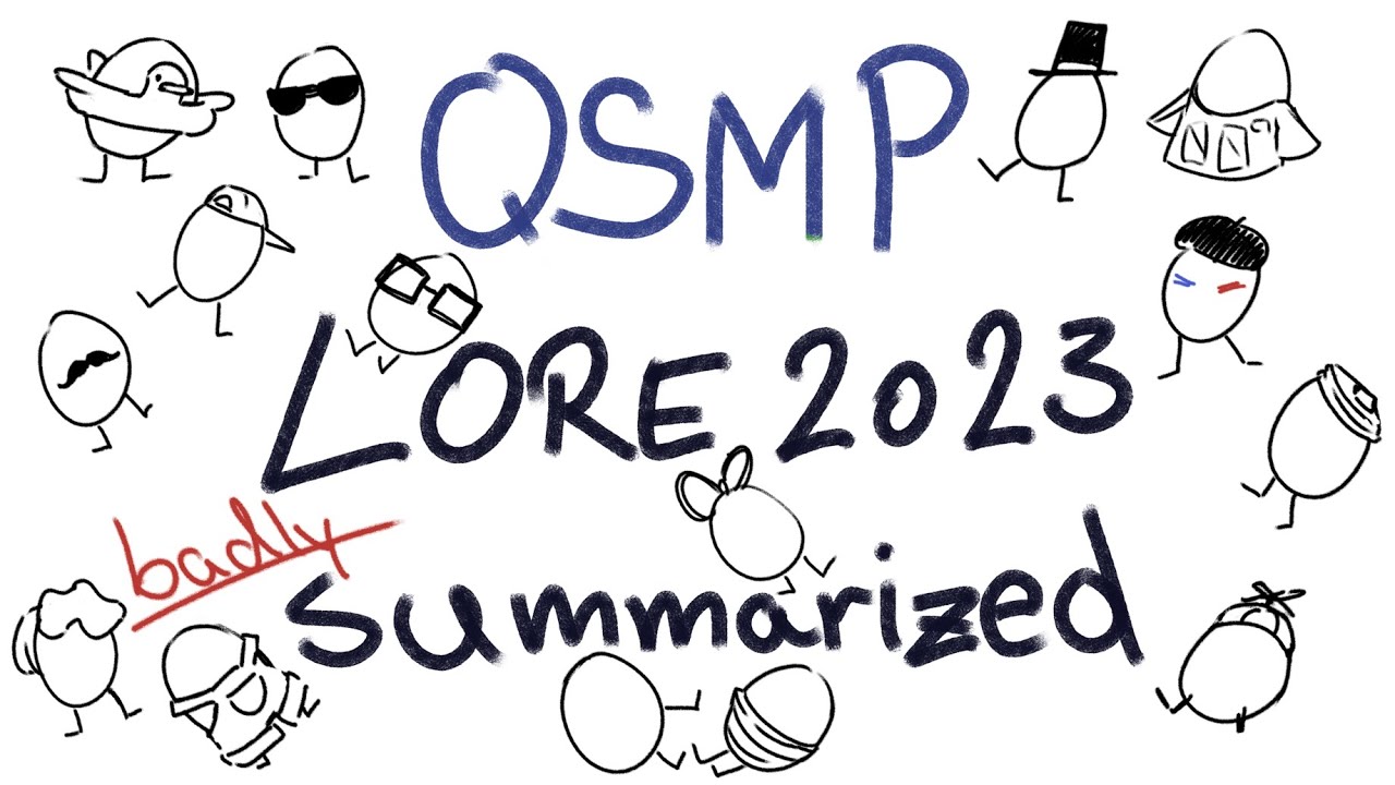 QSMP LORE 2023 (badly) SUMMARIZED IN LESS THAN 9 MINUTES | QSMP Animatic