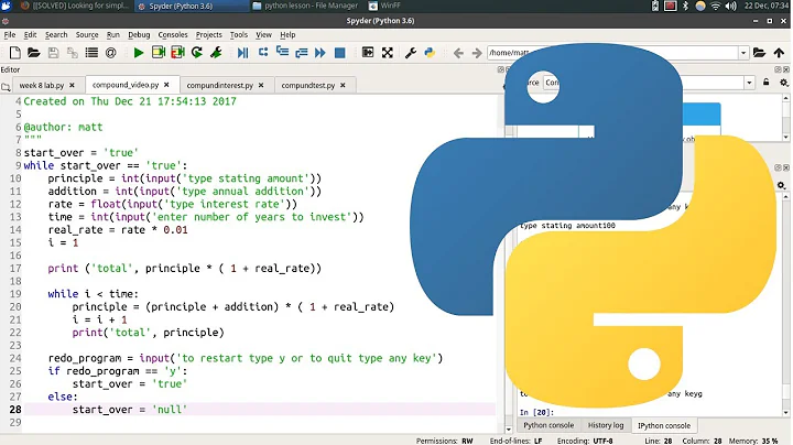 Python Tutorial For Beginners - Compounding Interest Calculator